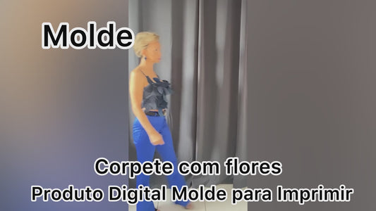 REF YS01 MOLDE DO CORPETE COM FLORES